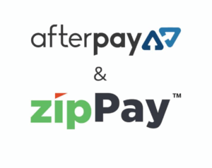 afterpay and zippay logos