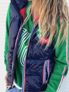 hammillandcoretrovestinnavywornwithgreenvelour76sweater