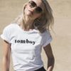 zoe o white tomboy tee online at mary and me
