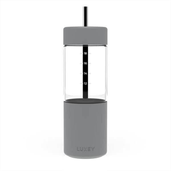 luxey cups smoothie drink bottle in charcoal online now at mary and me