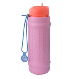 mary and me rolla pink with orange lid drink bottle