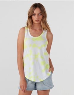 jac and mooki neon yellow tank