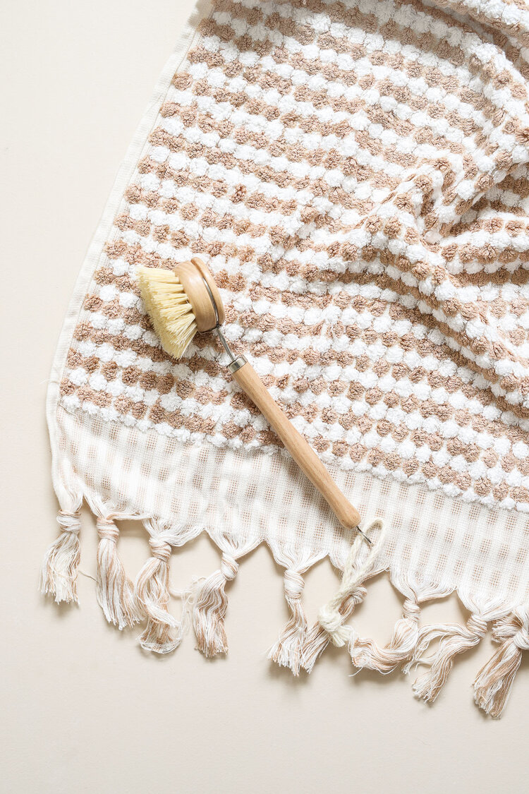 HAND TOWELS POM POM & STRIPE Mary & Me