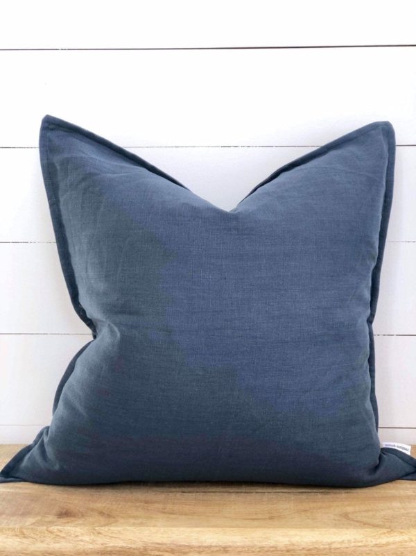 CUSHION COVER washed navy Mary & Me