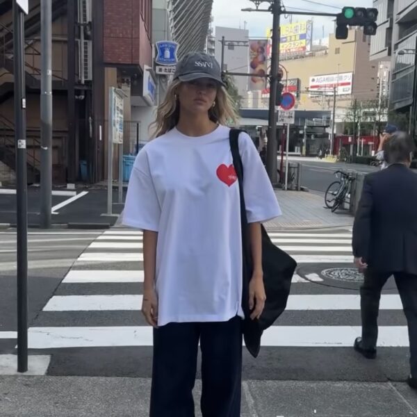 SSAINT HEART TEE | red