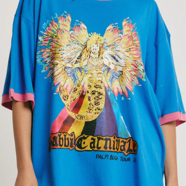 THE VERY OVERSIZED CARNIVALE TEE | blue