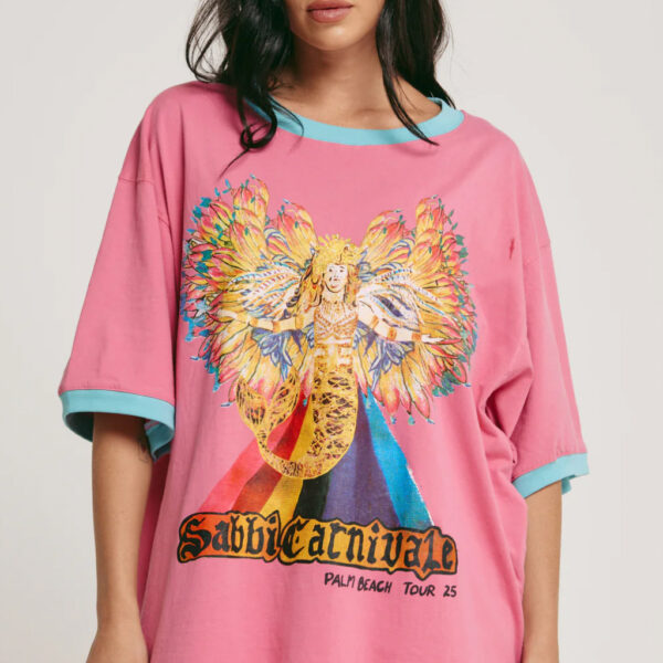 THE VERY OVERSIZED CARNIVALE TEE | pink
