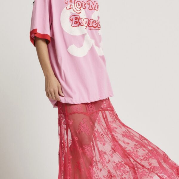 THE VERY OVERSIZED HOT MESS EXPRESS TEE | pink