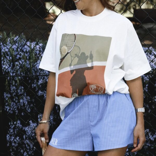 CHEER CREW TEE | white