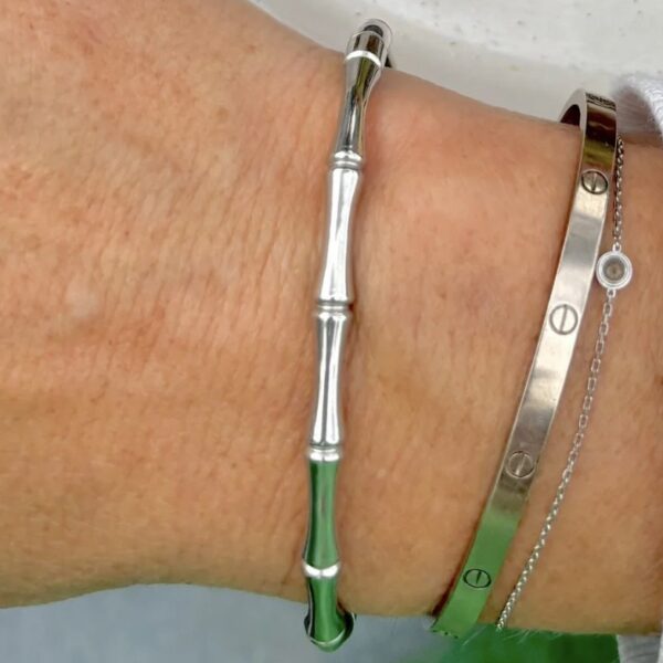 ROXI SILVER BANGLE | silver