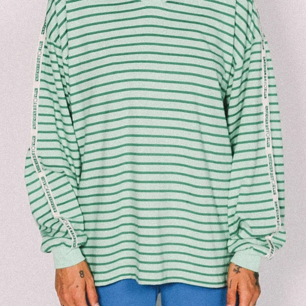 NAUTICAL L/S TEE | shamrock stripe