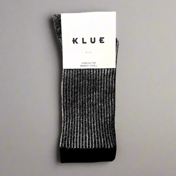 GLITTER SOCKS | stripes black