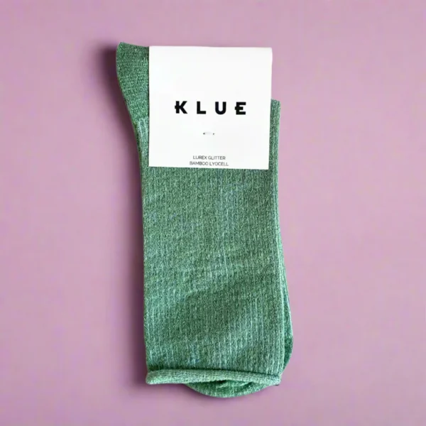 GLITTER SOCKS | mint green