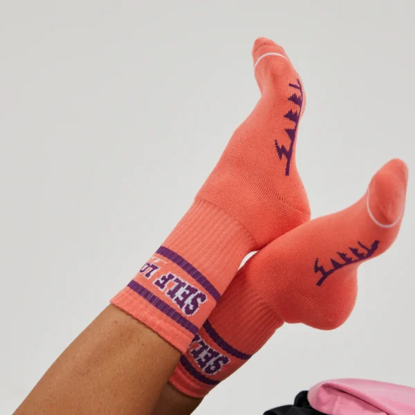 THE SELF LOVE CLUB SOCKS | orange