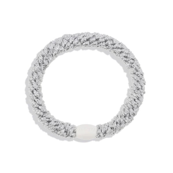 ORIGINAL HAIR TIES | metallic silver
