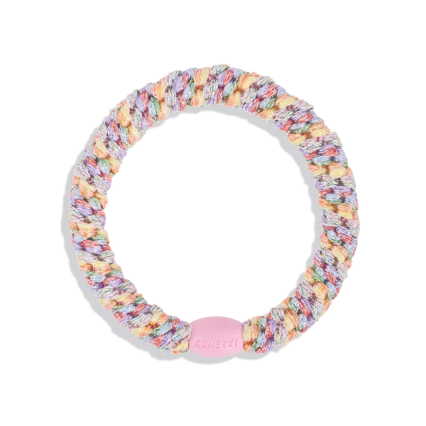 ORIGINAL HAIR TIES | pastel circus glitter