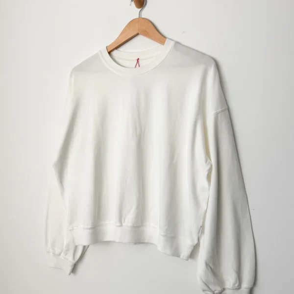 CALI JERSEY SWEATSHIRT  | vintage white