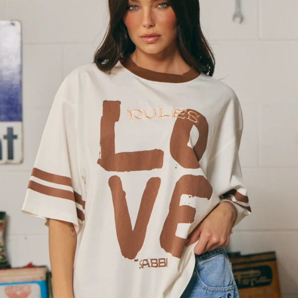 LOVE REVOLUTION TEE | off white
