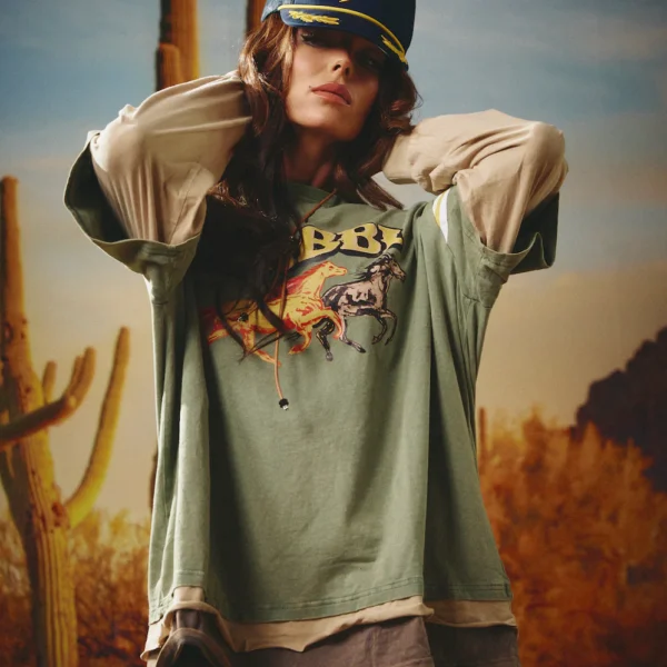 NEIGH SAYER LS TEE | green