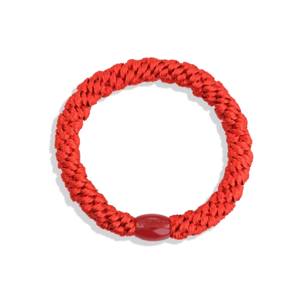 ORIGINAL HAIR TIES | clear red