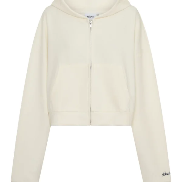 CROPPED HOODIE | butter/navy