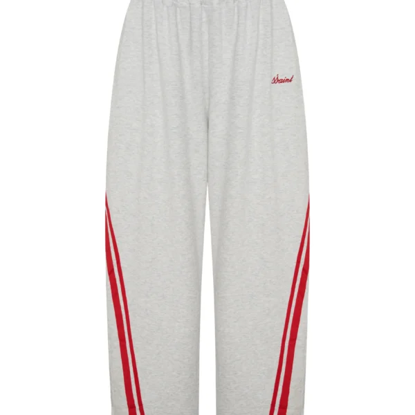 BARREL TRACKPANT | grey/red