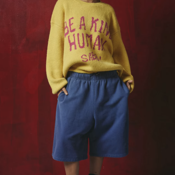 BE A KIND HUMAN KNIT | yellow