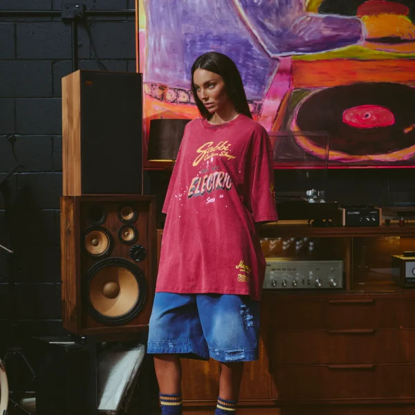 THE VERY OVERSIZED YOU ARE ELECTRIC TEE