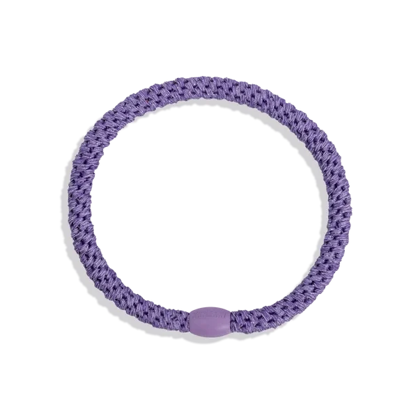 ORIGINAL HAIR TIES | slim lilac glitter