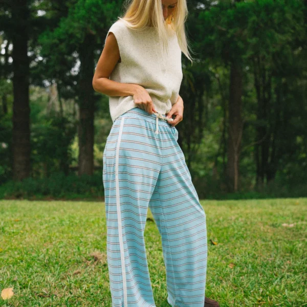 IN THE BLUE PANT | ocean stripe