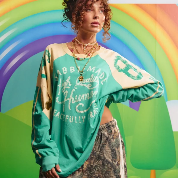 THE HIGH HUMAN QUALITY L/S TEE | green