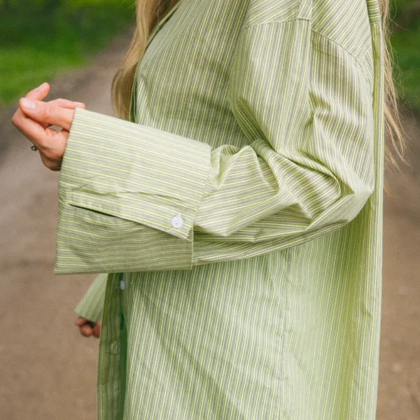ELECTRIC STRIPE SHIRT | lime